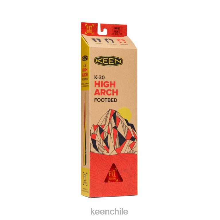 accesorios KEEN plantilla de arco alto al aire libre k-30 rojo hombres J4XN6274 - Image 5