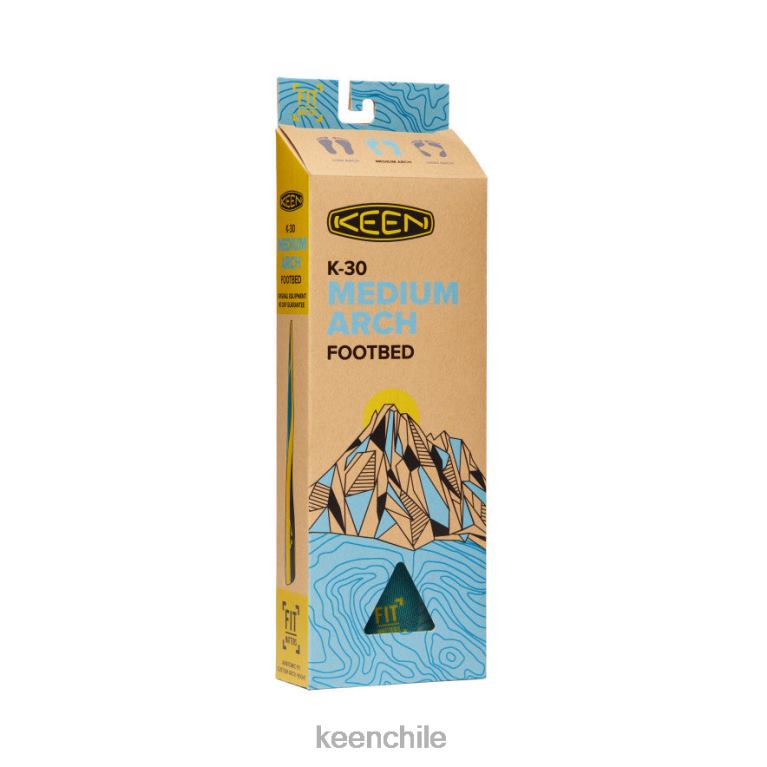 accesorios KEEN plantilla exterior k-30 de arco medio azul mujer J4XN6657 - Image 5