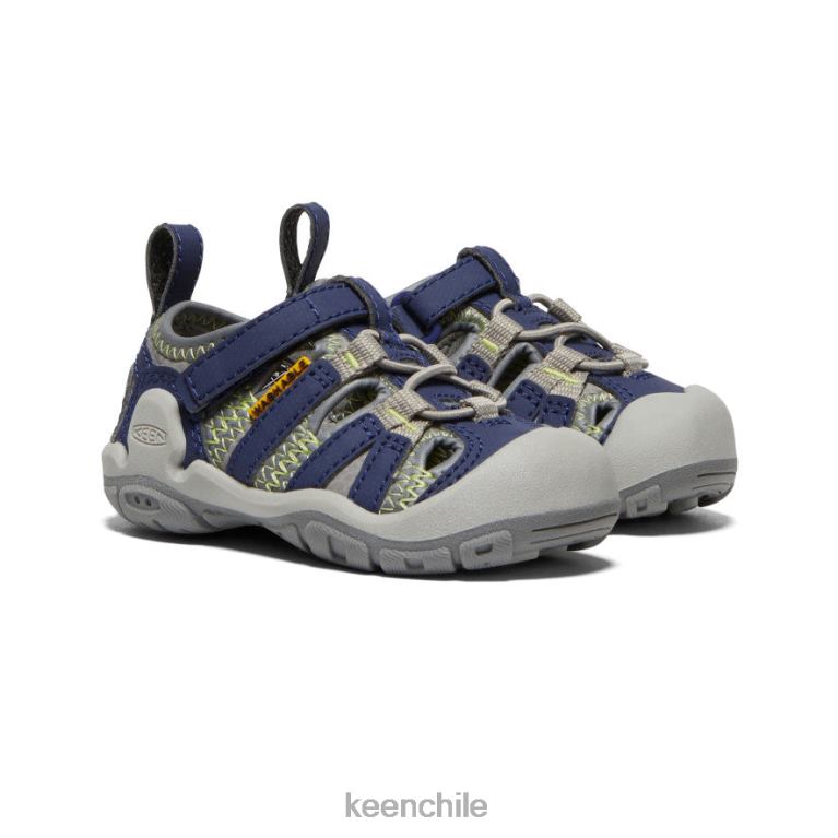 calzado KEEN arroyo nudo gris acero/azul profundo niños pequeños J4XN6806 - Image 2