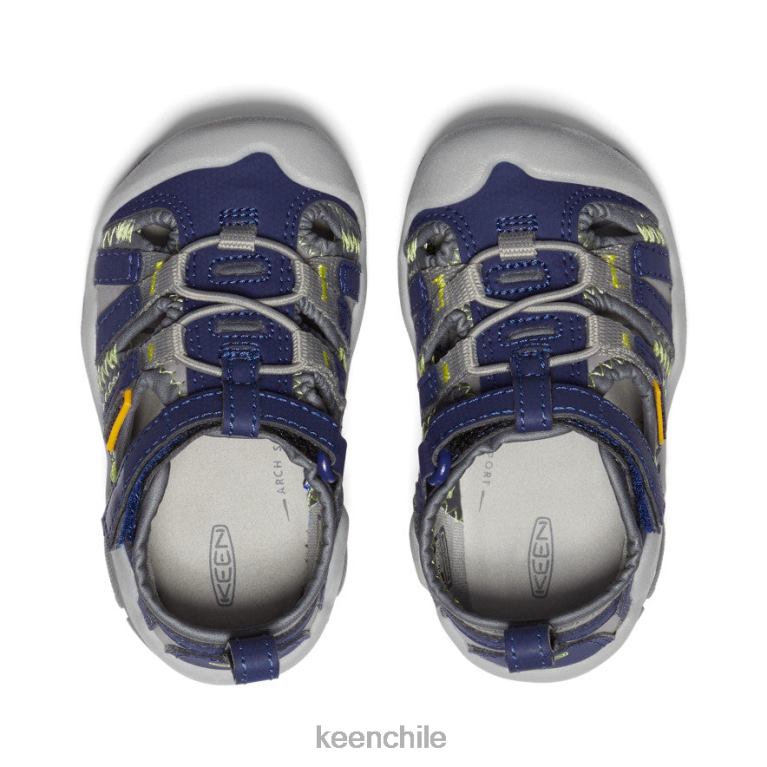 calzado KEEN arroyo nudo gris acero/azul profundo niños pequeños J4XN6806 - Image 4