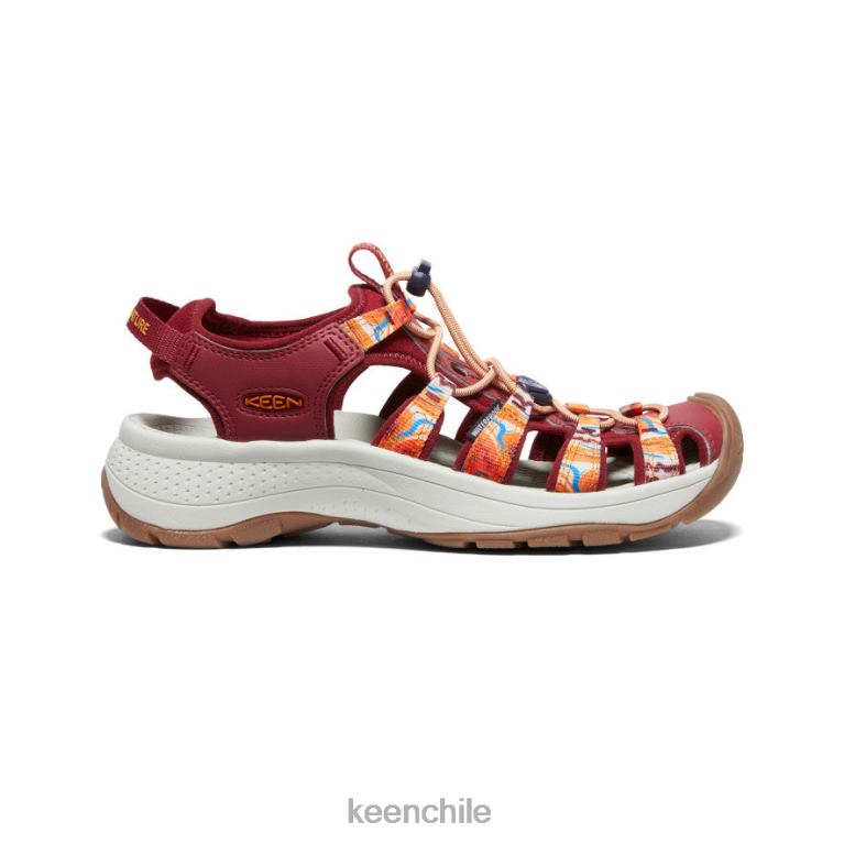 calzado KEEN astoria west x afro al aire libre ola naranja/rojo mujer J4XN6554 - Image 1