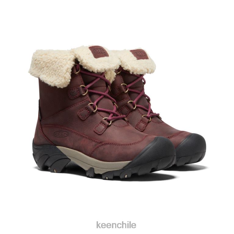 calzado KEEN bota corta impermeable betty burdeos/atigrado mujer J4XN6680 - Image 2