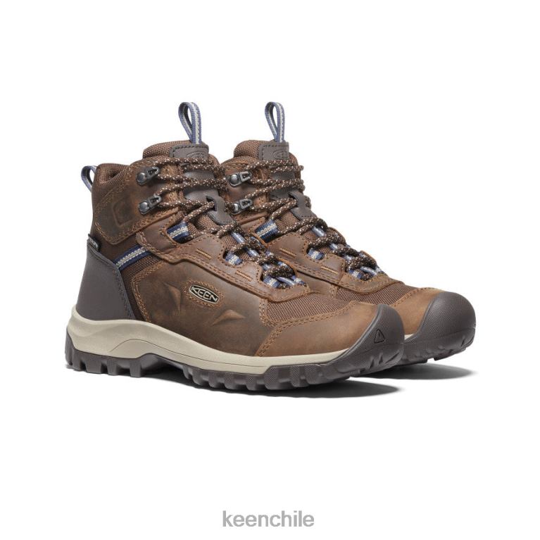 calzado KEEN Bota impermeable Basin Ridge coco tostado/índigo vintage mujer J4XN6708 - Image 2