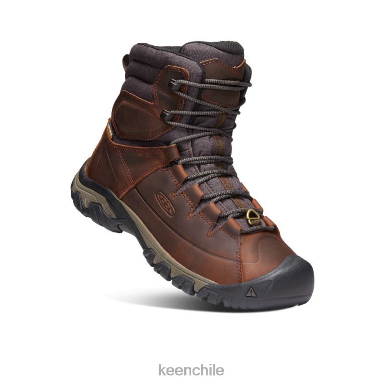 calzado KEEN bota impermeable de encaje alto targhee cacao/mantillo hombres J4XN6389 - Image 3