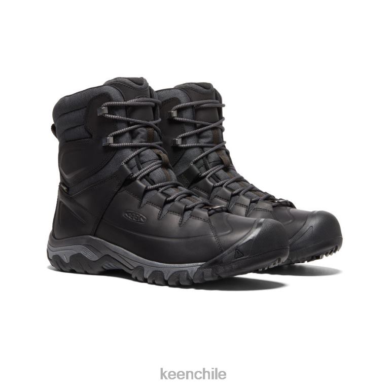 calzado KEEN bota impermeable de encaje alto targhee Cuervo negro hombres J4XN6390 - Image 2