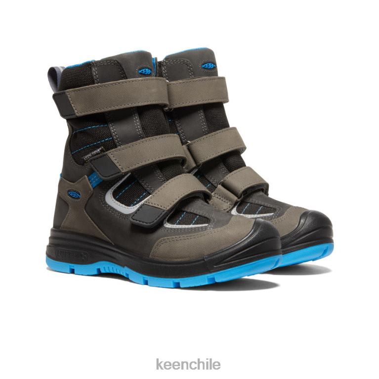 calzado KEEN bota impermeable de invierno redwood cuervo/imán niños grandes J4XN6940 - Image 2