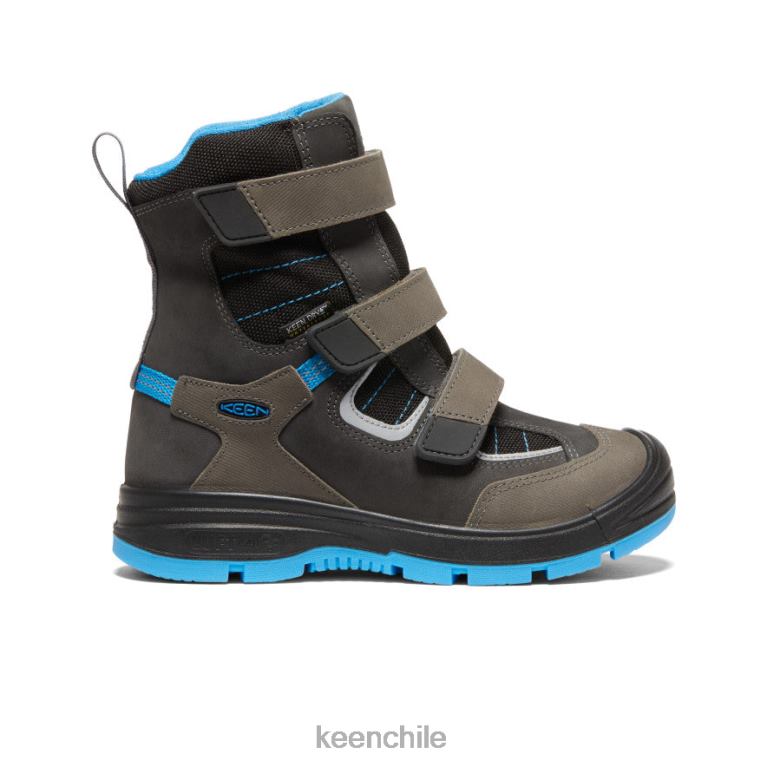 calzado KEEN bota impermeable de invierno redwood cuervo/imán niños grandes J4XN6940 - Image 1