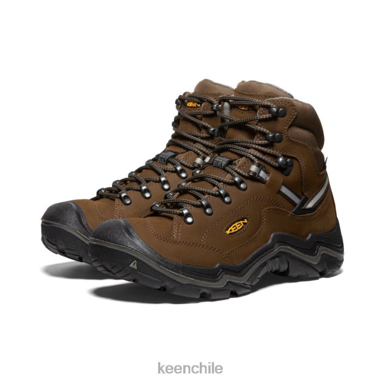 calzado KEEN bota impermeable durand ii ancha marrón cascada/gárgola hombres J4XN6345 - Image 2