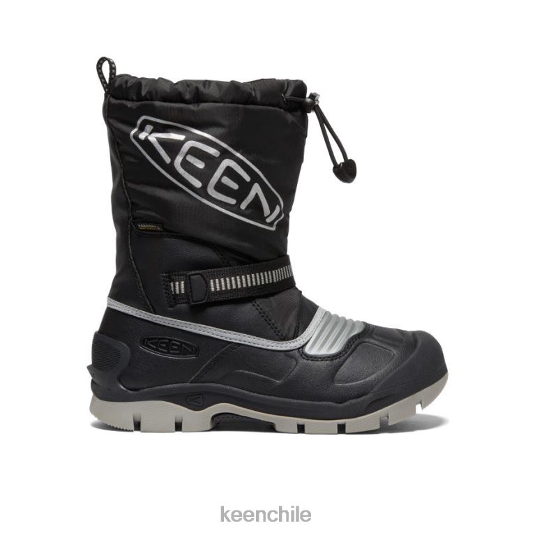 calzado KEEN bota impermeable para nieve troll negro/plata niños grandes J4XN61000 - Image 1