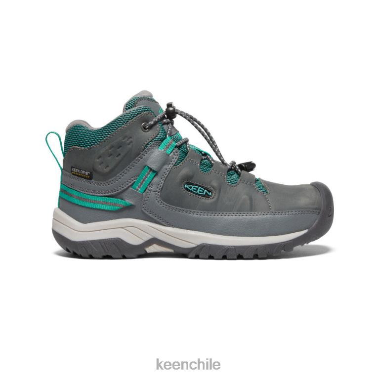 calzado KEEN bota impermeable targhee gris acero/porcelana niños grandes J4XN6896 - Image 1
