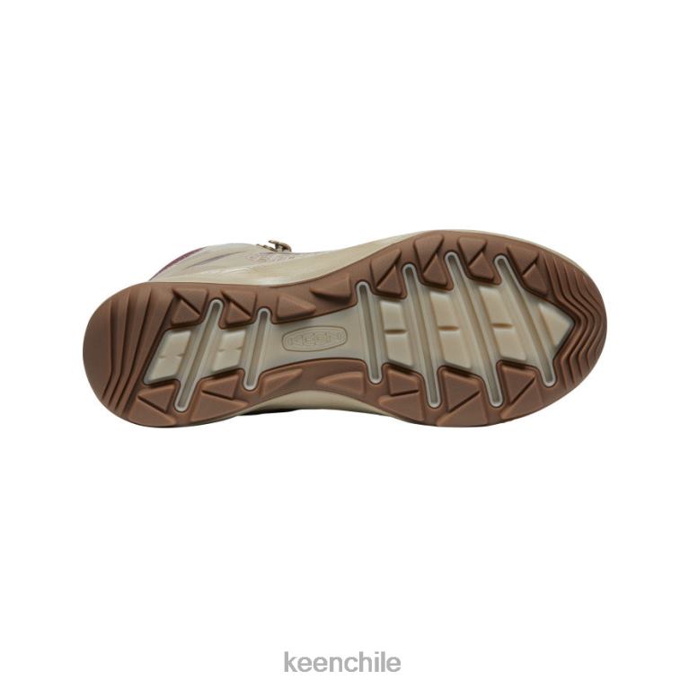 calzado KEEN bota impermeable terradora flex plaza topo/vino Windsor mujer J4XN6583 - Image 4