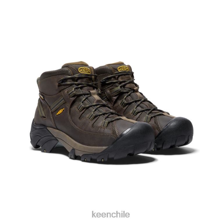 calzado KEEN botas de montaña impermeables targhee ii cantimplora/oliva oscura hombres J4XN6156 - Image 2