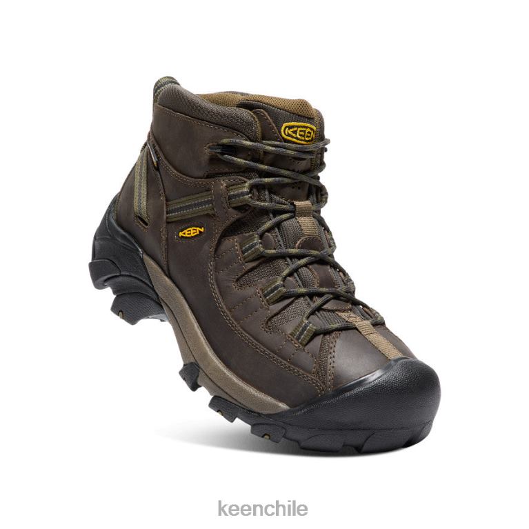 calzado KEEN botas de montaña impermeables targhee ii cantimplora/oliva oscura hombres J4XN6156 - Image 3