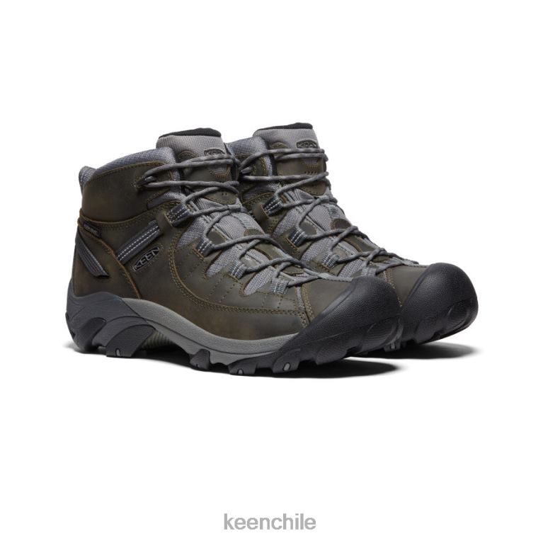 calzado KEEN botas de montaña impermeables targhee ii gris acero/imán hombres J4XN6152 - Image 2