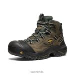 calzado KEEN Braddock impermeable medio (puntera de acero) gárgola/noche del bosque hombres J4XN6354 - Image 3
