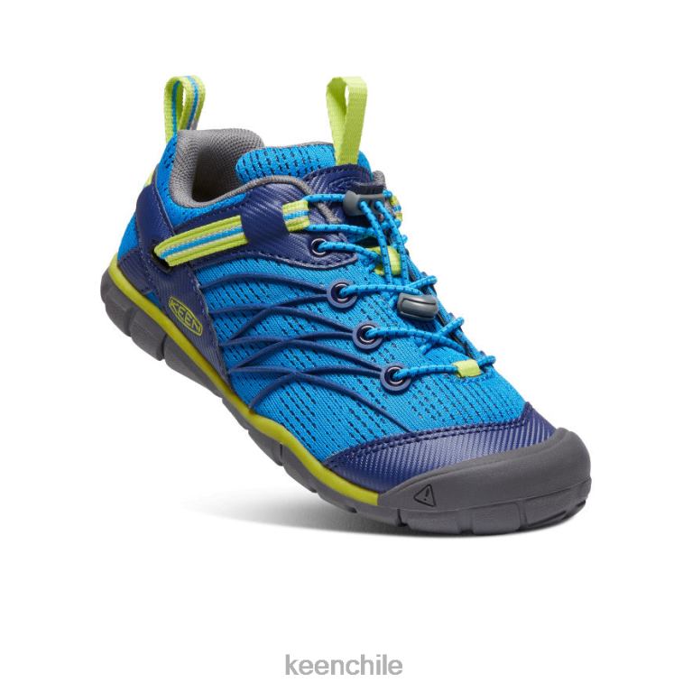 calzado KEEN chandler cnx azul brillante / profundidades azules niños grandes J4XN6893 - Image 3