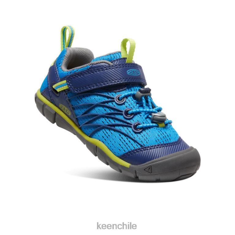 calzado KEEN chandler cnx azul brillante / profundidades azules pequeños niños J4XN6888 - Image 3
