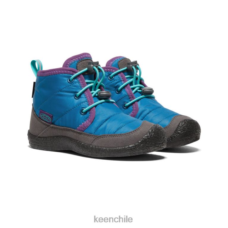 calzado KEEN chukka impermeable howser ii mykonos azul/atlantis pequeños niños J4XN6998 - Image 2