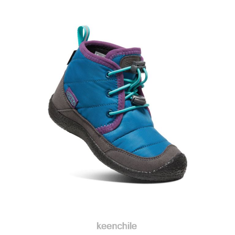 calzado KEEN chukka impermeable howser ii mykonos azul/atlantis pequeños niños J4XN6998 - Image 3