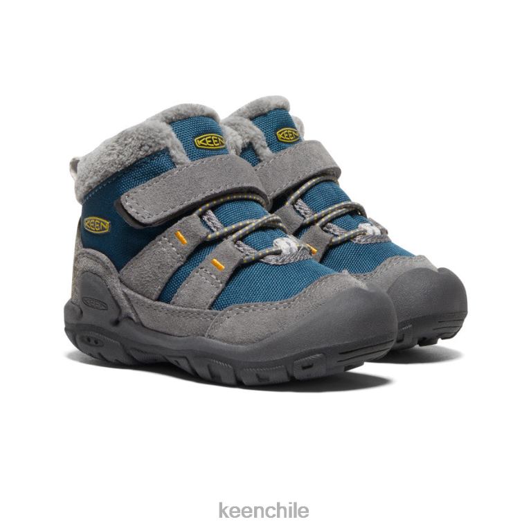 calzado KEEN chukka nudo gris acero/azul ala verde azulado niños pequeños J4XN61006 - Image 2