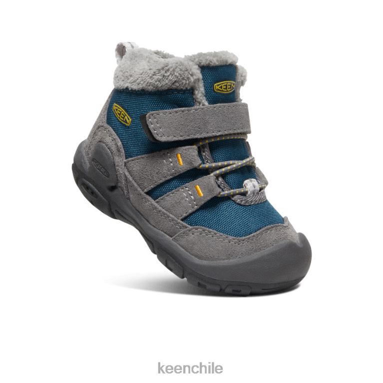calzado KEEN chukka nudo gris acero/azul ala verde azulado niños pequeños J4XN61006 - Image 3