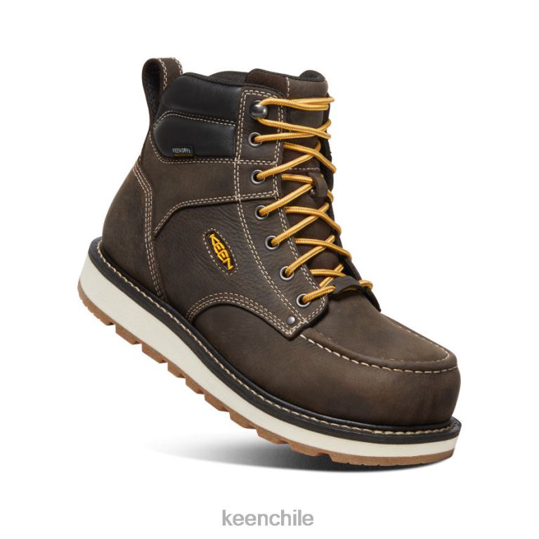 calzado KEEN cincinnati 6" chocolate oscuro/concha de arena hombres J4XN6232 - Image 3