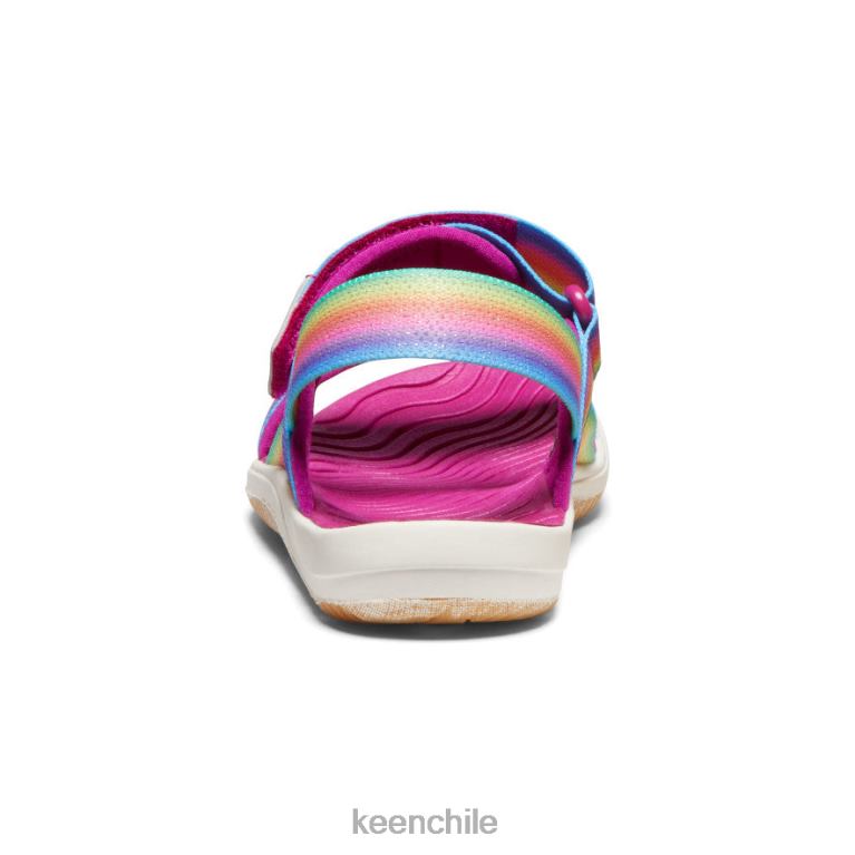 calzado KEEN correa trasera elle arcoiris/festival fucsia niños grandes J4XN6721 - Image 5