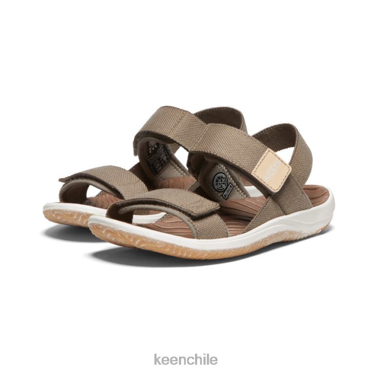 calzado KEEN correa trasera elle atigrado/blanco estrella niños grandes J4XN6724 - Image 2