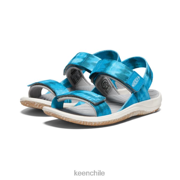 calzado KEEN correa trasera elle musgo marino/azul fiordo niños grandes J4XN6722 - Image 2