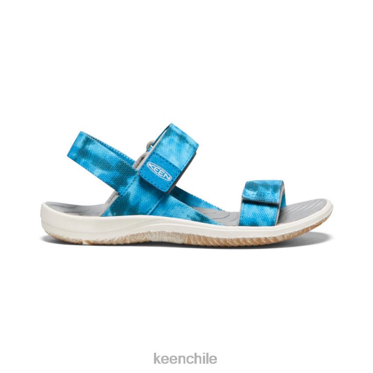calzado KEEN correa trasera elle musgo marino/azul fiordo niños grandes J4XN6722 - Image 1