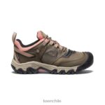 calzado KEEN cresta flexible impermeable lobo de madera/polvo de ladrillo mujer J4XN6649