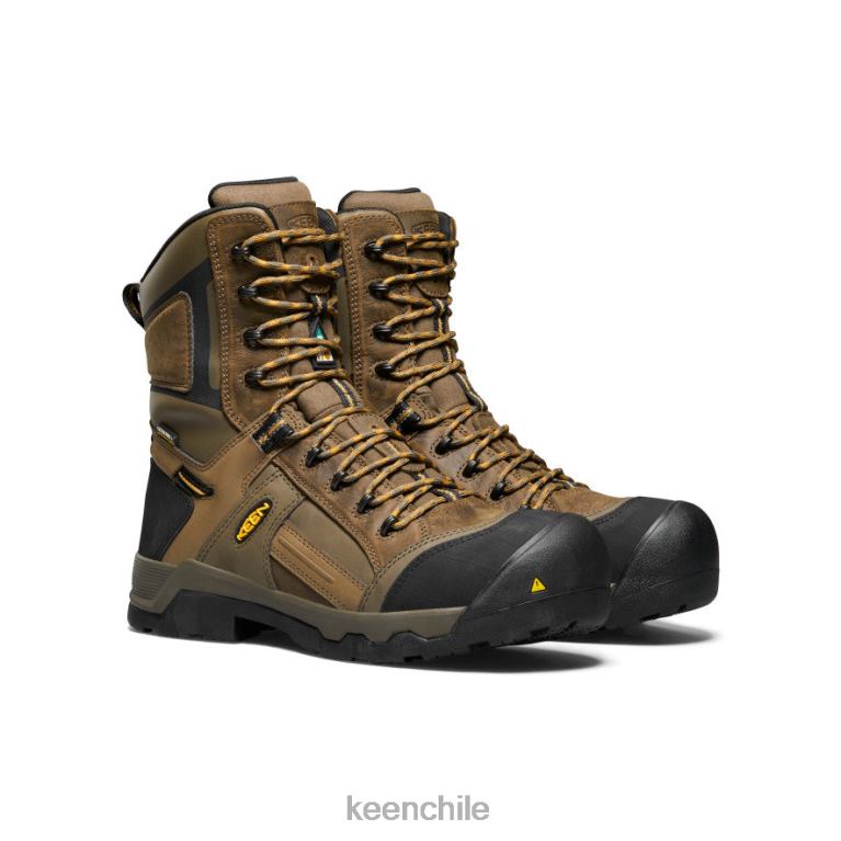 calzado KEEN csa davenport 8" tierra oscura/oro inca hombres J4XN6358 - Image 2