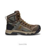 calzado KEEN davenport al impermeable medio (puntera compuesta) shitake/noche del bosque hombres J4XN6289