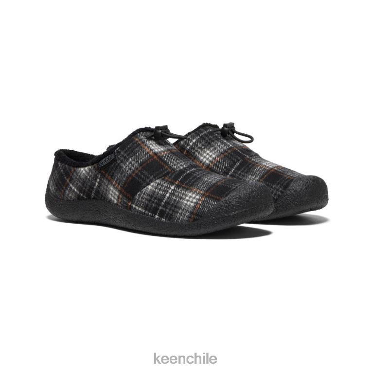 calzado KEEN diapositiva howser iii cuadros negros/gris acero mujer J4XN6485 - Image 2