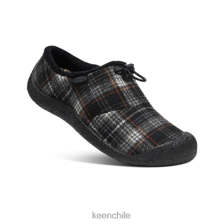 calzado KEEN diapositiva howser iii cuadros negros/gris acero mujer J4XN6485 - Image 3