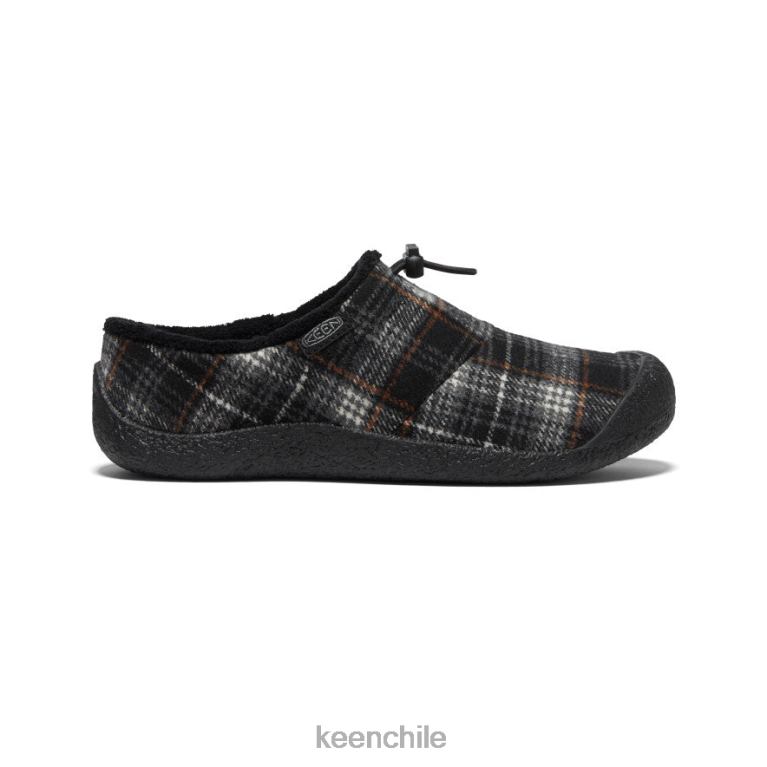 calzado KEEN diapositiva howser iii cuadros negros/gris acero mujer J4XN6485 - Image 1