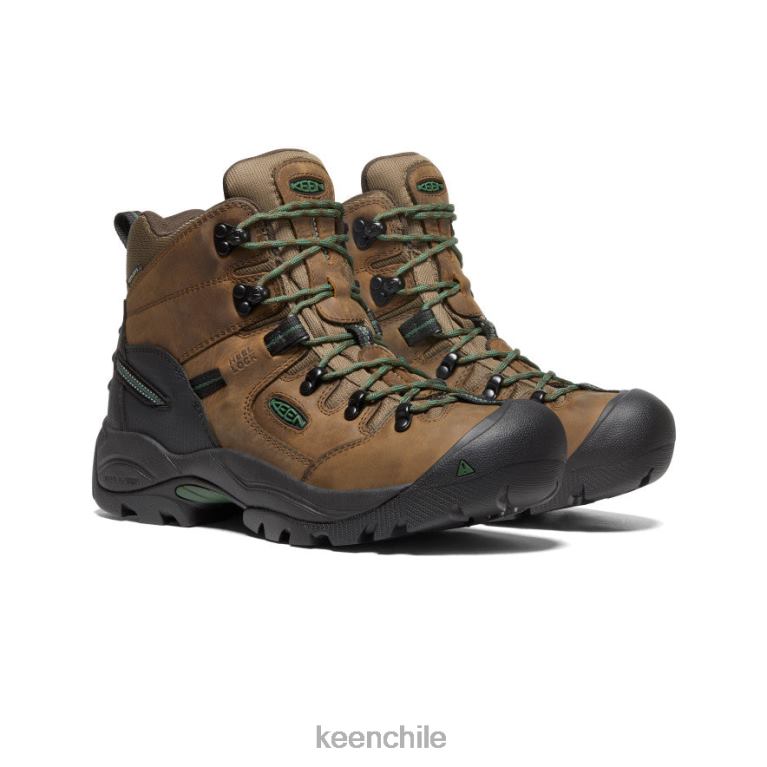 calzado KEEN energía de pittsburgh 6" cascada marrón/pastos más verdes hombres J4XN6135 - Image 2