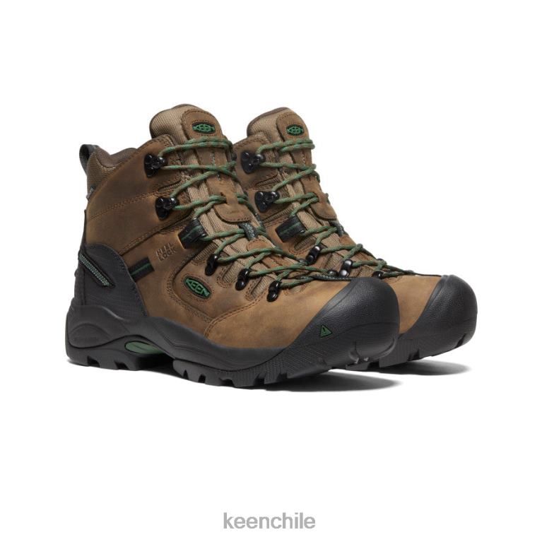 calzado KEEN energía de pittsburgh 6" cascada marrón/pastos más verdes hombres J4XN6138 - Image 2