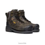 calzado KEEN filadelfia 6" marrón cascada/negro hombres J4XN6361 - Image 2