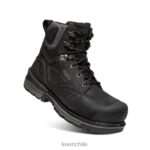 calzado KEEN filadelfia 6" negro/gris acero hombres J4XN6362 - Image 3