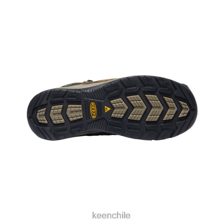 calzado KEEN Flint II impermeable medio (puntera blanda) aceituna negra/atigrado hombres J4XN675 - Image 4