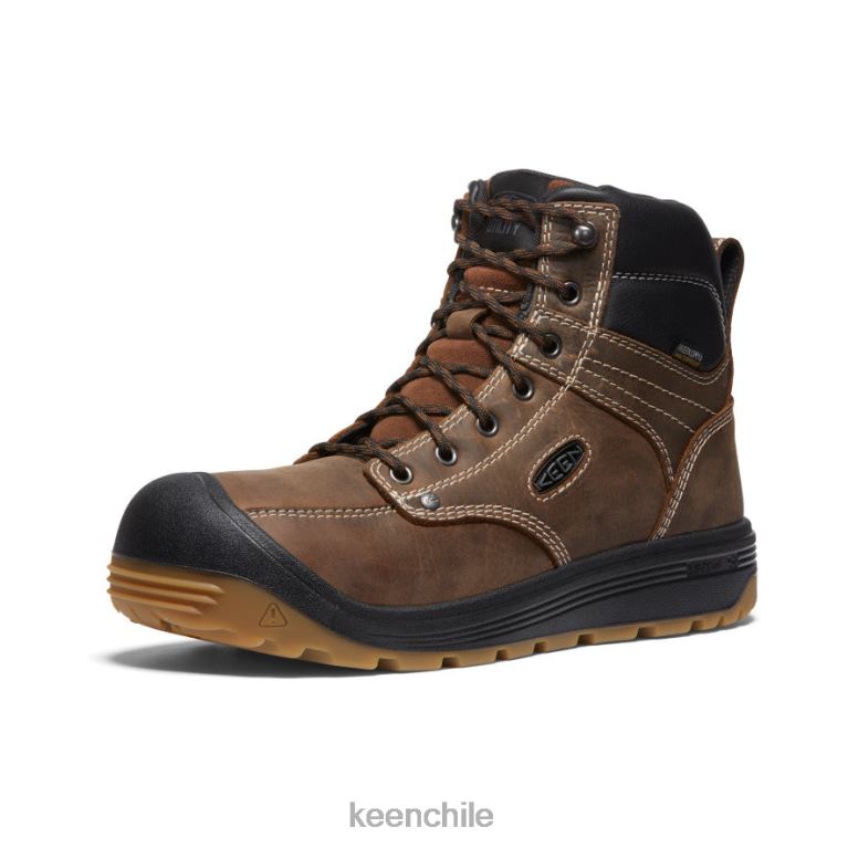 calzado KEEN fuerte wayne 6"(puntera blanda) tierra oscura/goma hombres J4XN61 - Image 3