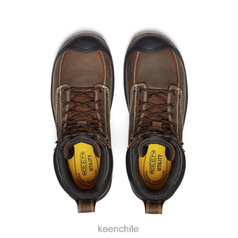 calzado KEEN fuerte wayne 6"(puntera blanda) tierra oscura/goma hombres J4XN61 - Image 4