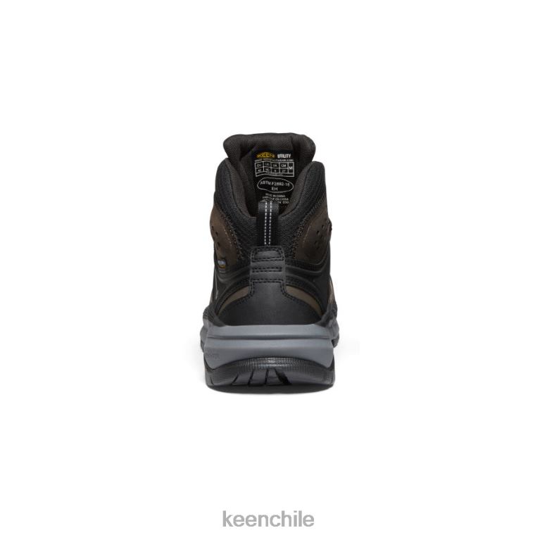 calzado KEEN kansas city+ kbf impermeable medio (puntera blanda) café en grano/negro hombres J4XN62 - Image 5