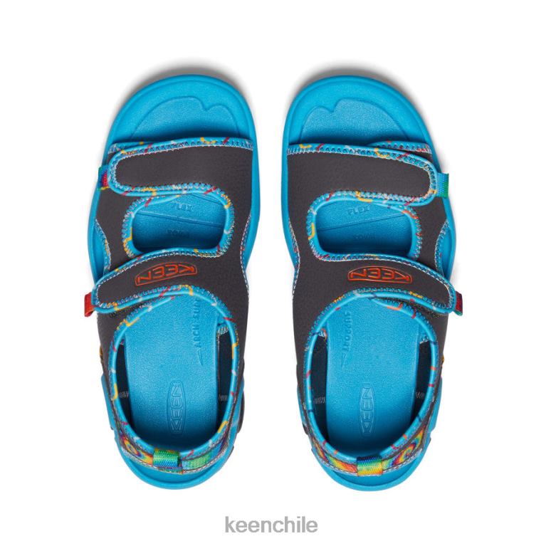 calzado KEEN Knotch Creek con puntera abierta imán/teñido anudado niños grandes J4XN6886 - Image 4