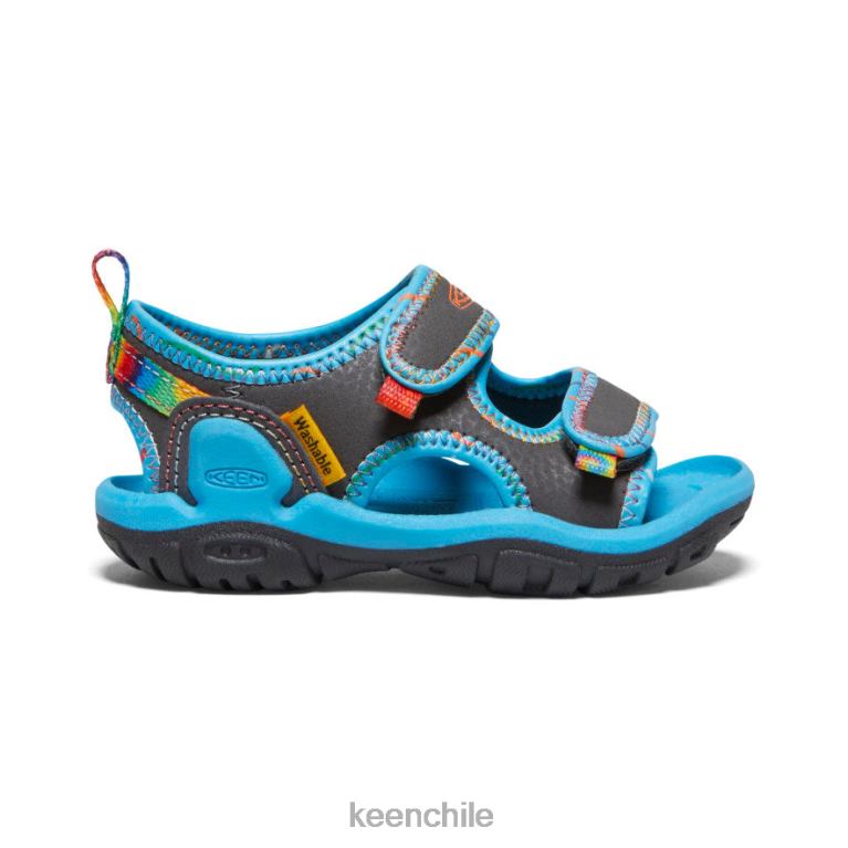 calzado KEEN Knotch Creek con puntera abierta imán/teñido anudado niños pequeños J4XN6814 - Image 1