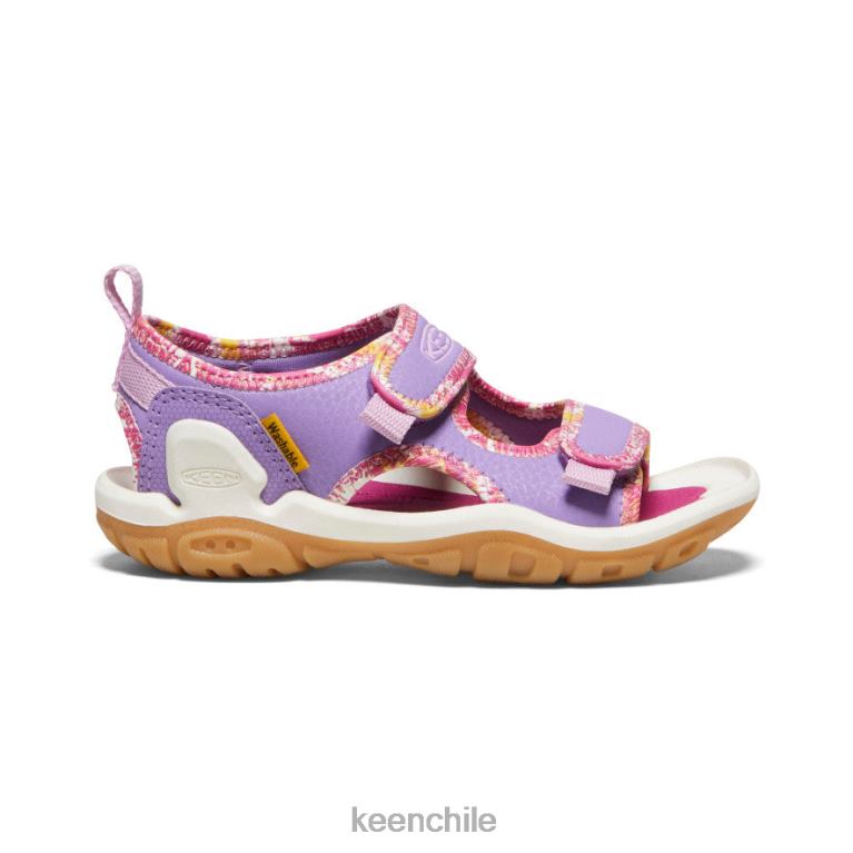 calzado KEEN Knotch Creek con puntera abierta lavanda inglesa/fucsia festival niños grandes J4XN6887 - Image 1