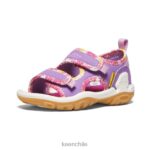calzado KEEN Knotch Creek con puntera abierta lavanda inglesa/fucsia festival niños pequeños J4XN6815 - Image 3