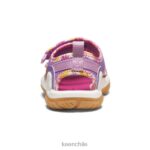 calzado KEEN Knotch Creek con puntera abierta lavanda inglesa/fucsia festival niños pequeños J4XN6815 - Image 5