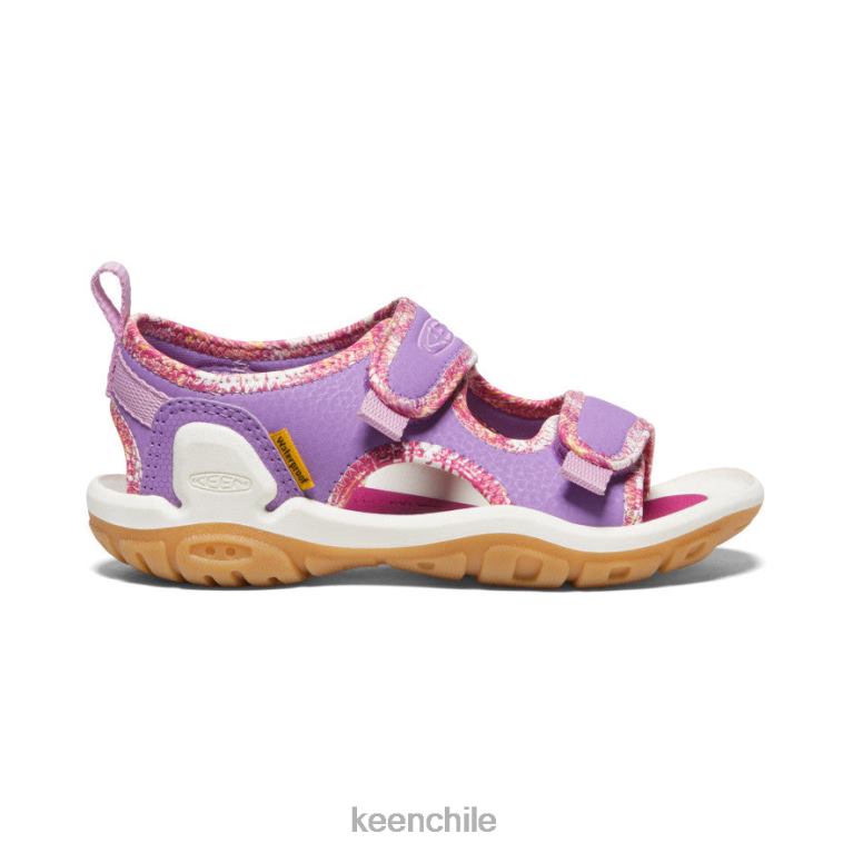 calzado KEEN Knotch Creek con puntera abierta lavanda inglesa/fucsia festival pequeños niños J4XN6770 - Image 1
